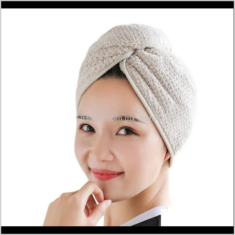 high-quality magic microfiber hair quick drying absorb moisture dryer towel bath shower wrap hat cap caps