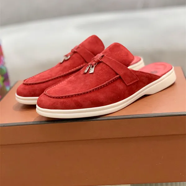 Luxury Mules Lady Women Half Slipper Shoes Casual Style Design Instagram Sälj tofflor Drop Shippment Lo2880