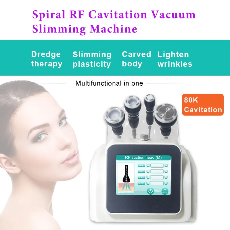 4 In 1 Ultrasonic Cavitation Body Shaping Radio Frequency Liposuction Machine for Spa Slimming Lose weight