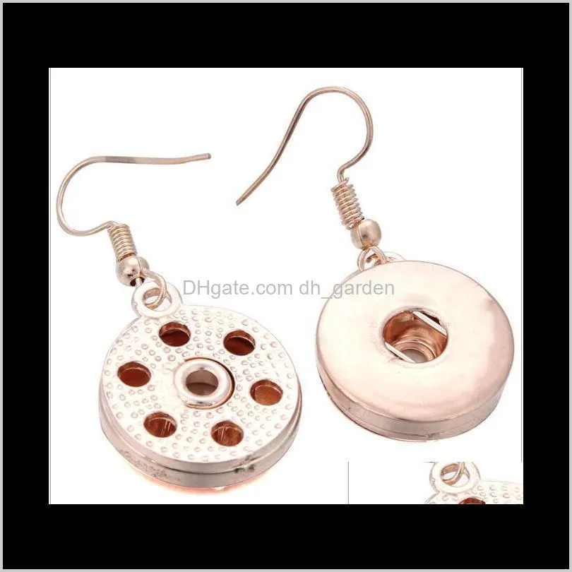 Dangle Chandelier Noosa Ginger Snap Earring Button 18Mm Interchangeable Jewelry Vocheng Ps1615 4Tpt7 Nqcfs
