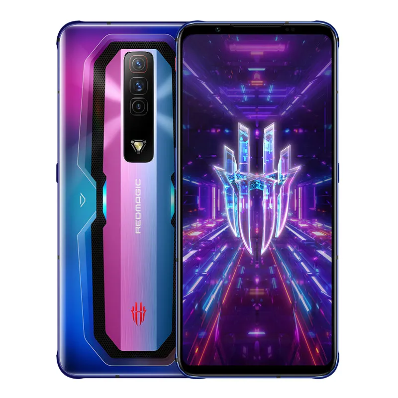 Оригинальный Nubia Red Magic 7 5G мобильный телефон Gaming 12GB RAM 128GB 256GB ROM OCTA CORE Snapdragon 8 GEN 1 64MP AI Android 6.8 "полноэкранный элемент отпечатков пальцев ID Smart Cell Phone