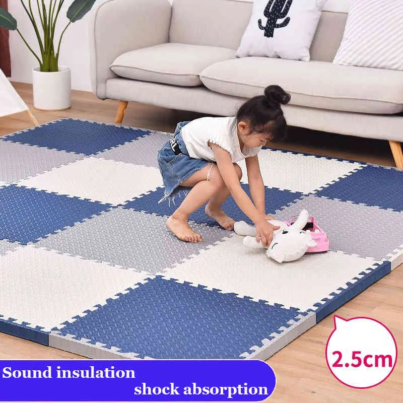  Soft Floor Mats, Kids Interlocking, EVA Puzzle Flooring.