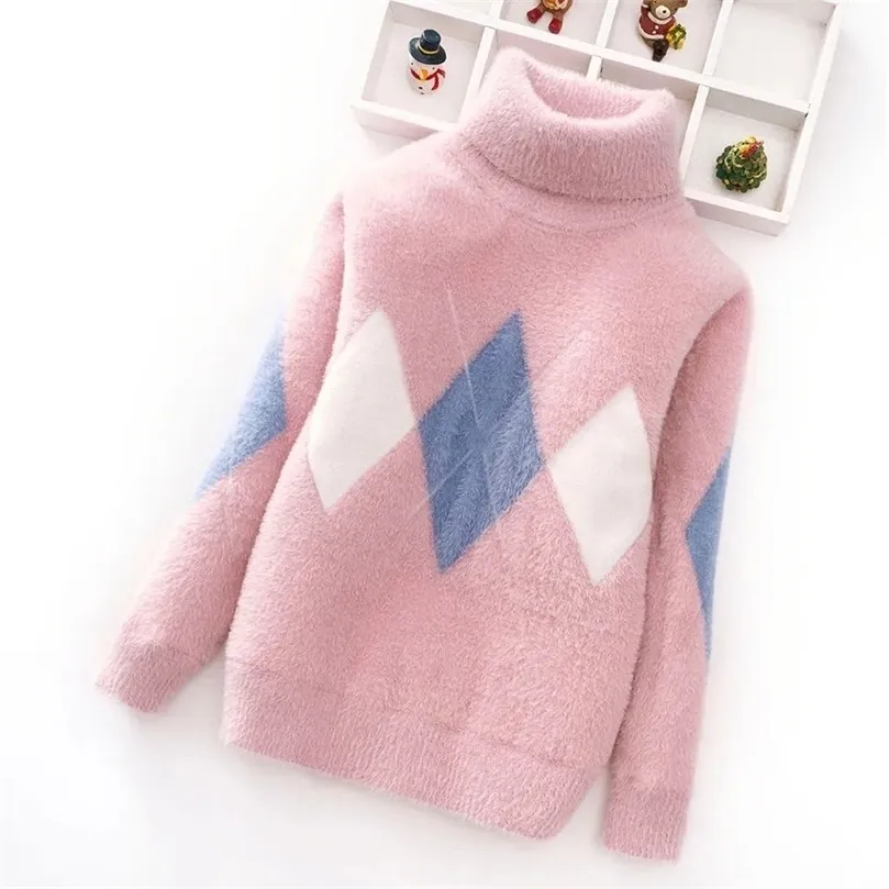 VIDMID Maglioni da bambina in velluto di visone per bambini coreani neonate ispessite pullover a maniche lunghe top P5120 211104