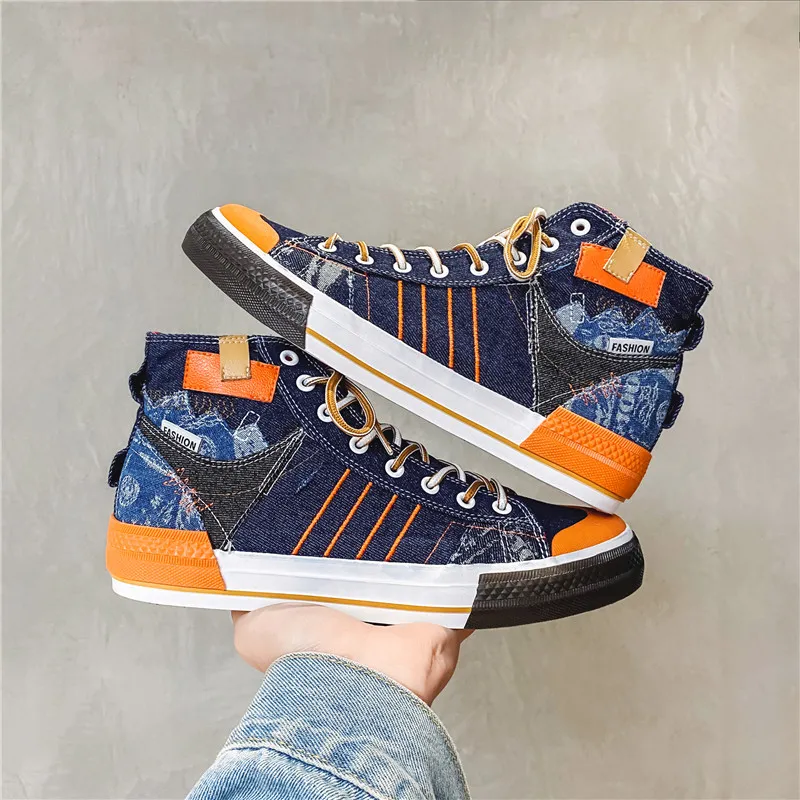 2021 Projektant Buty do biegania dla mężczyzn Lekkie Deep Blue Fashion Męskie Trenerzy Wysokiej Jakości Sporty Outdoor Sneakers Rozmiar 39-44 QM