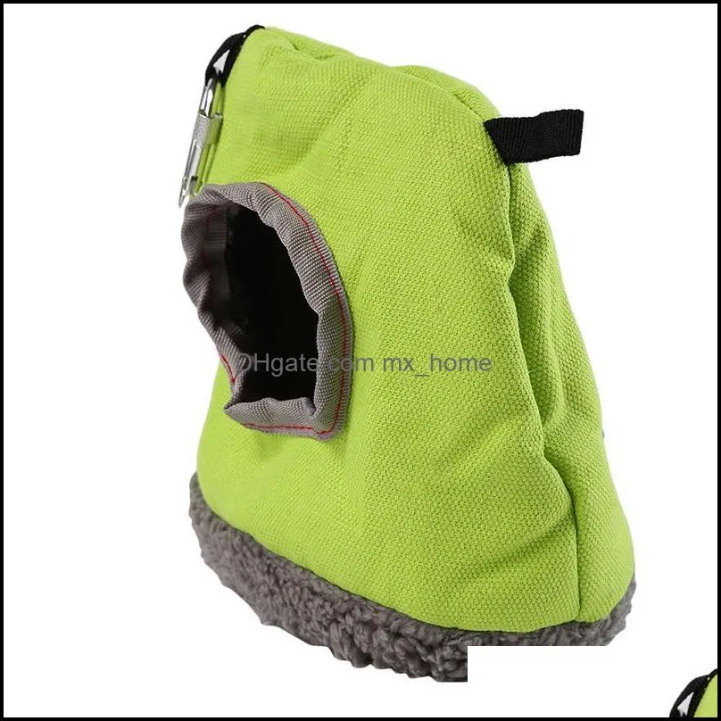 Soft Fleece Bird Parrots Nest Hammock Warm Winter Hanging Cage Accessories Pet Swing Bed Cave 3 Size Supplies Cages