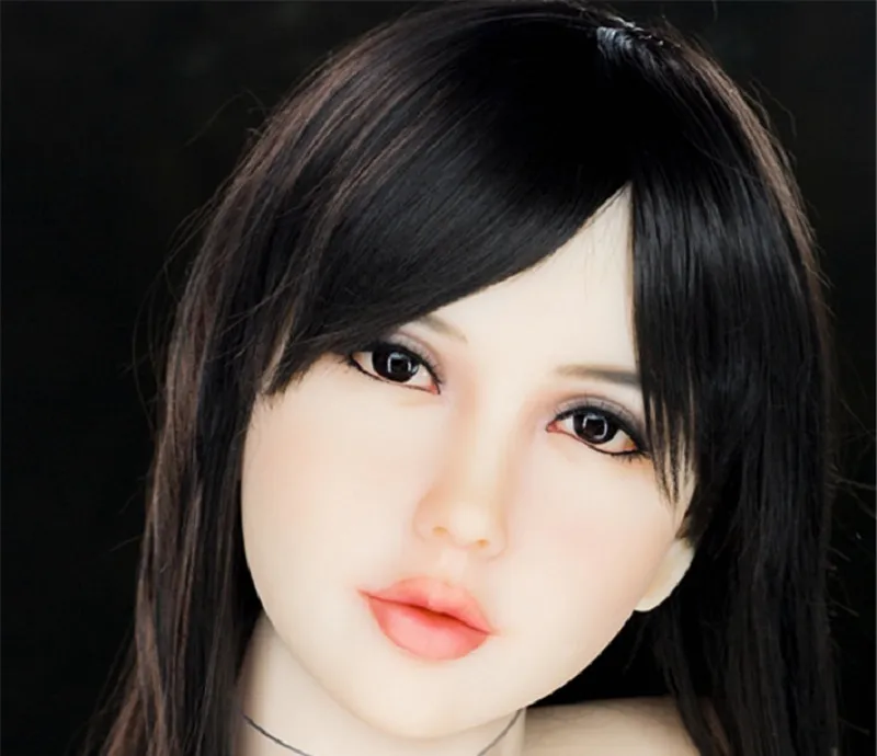 リアルなシリコンマネキンヘッドヘッドトップクオットの日本のセックス人形口頭大人のラブドールスヘッドヘッドセクシーなおもちゃ