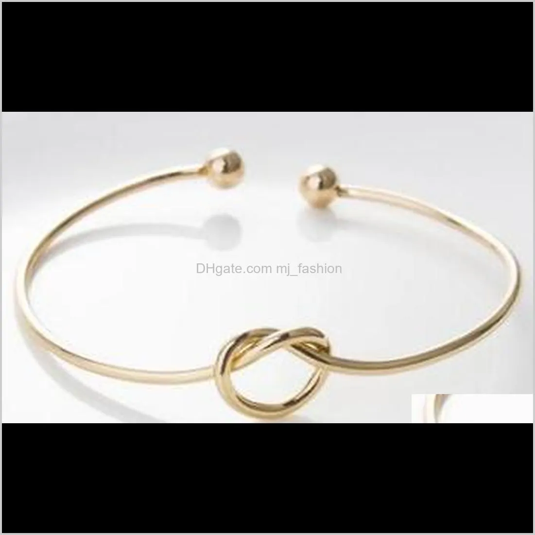 europe and the united states jewelry simple wind bracelet personalized knot 1458