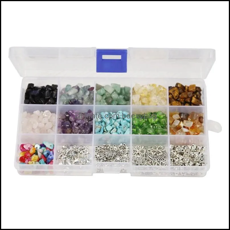 Other Crystal Chip Beads And Jewelry Making Gemstones Kit For Earring Necklace Bracelets Supplies