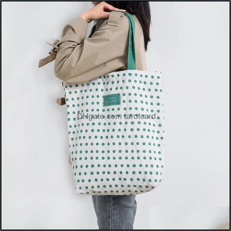 Millet Wheat Storage Bags Fabric Dual-use Hand Bag Cotton and Linen Pocket Handbag Shopping Grocery