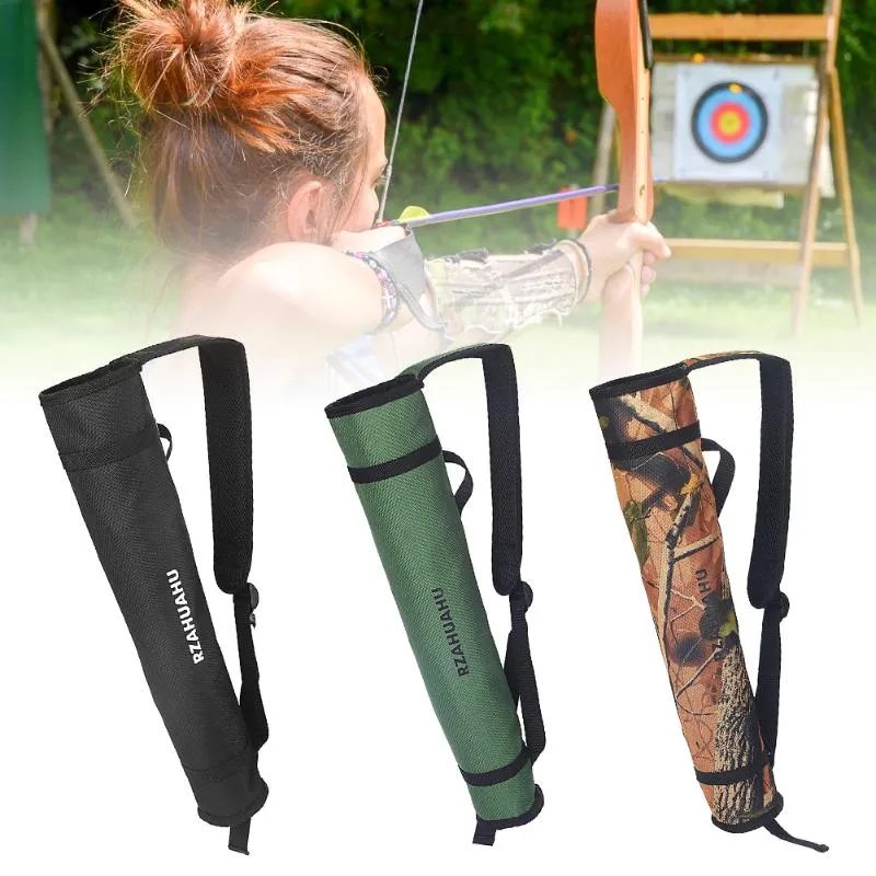 Sacs de plein air Portable taille suspendue tir à l'arc pochette de rangement arc flèche carquois support sac à bandoulière accessoires de chasse