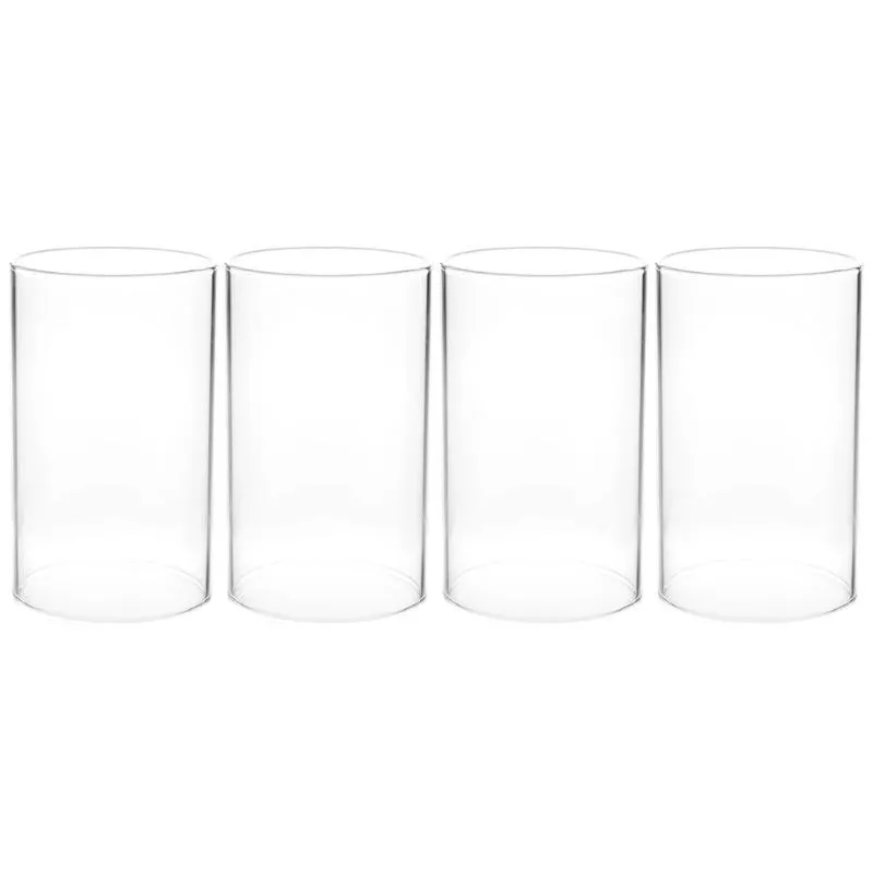 Lamp Covers & Shades 4pcs Transparent Candle Simple Style Clear