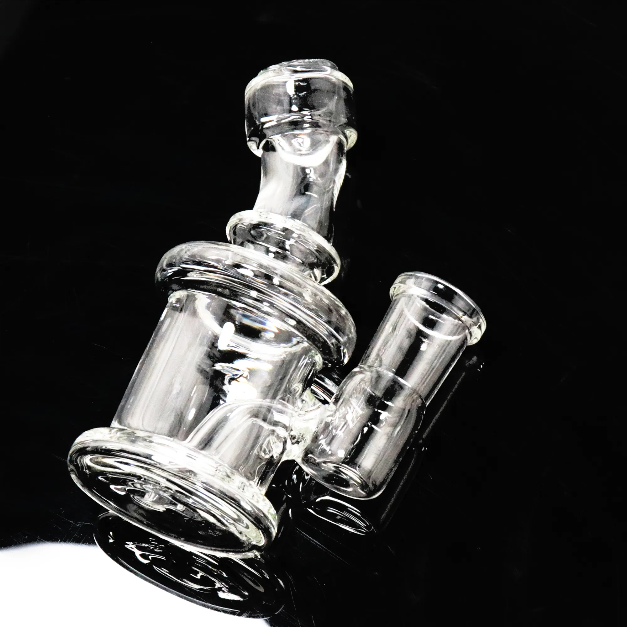 14mmのボールのハンドパイプの喫煙水のパイプの小型ガラス骨、水のパイプ4インチシーシャオイルバーナーリグ厚いPyrex Bong Dab Rigs