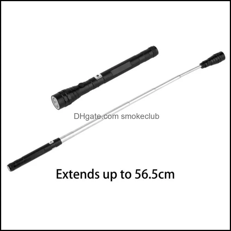 Flexible Magnetic 3 LED Torch Pick Up Tool Magnet Long Reach with Hard wearing aluminum case Multifunction