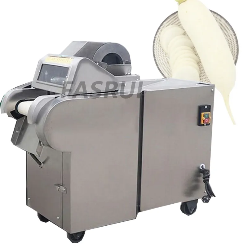 220 V Thining Machine Commercial Automatic Fruit Warzywo Cutter Maker do niszczarki niszczarki ziemniaczanej rzodkiewki