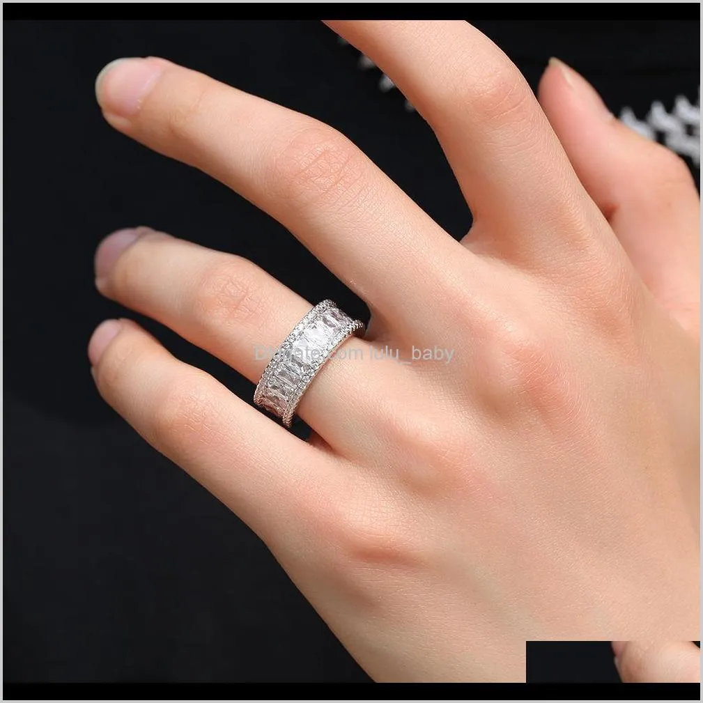 new fashion mens gold rings hip hop ring jewelry high quality gold silver iced out wedding ring