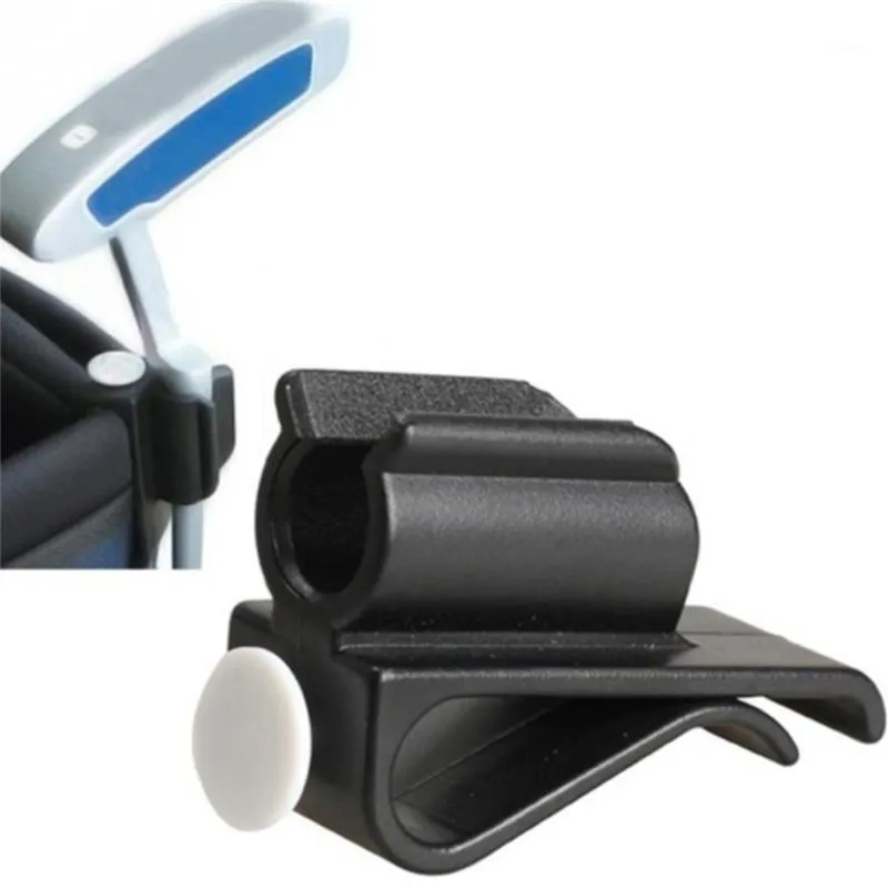 Auxiliares de treinamento de golfe APlastic Durable Putter Clip Club Fix Clips Acessórios com logotipo de bola branca1