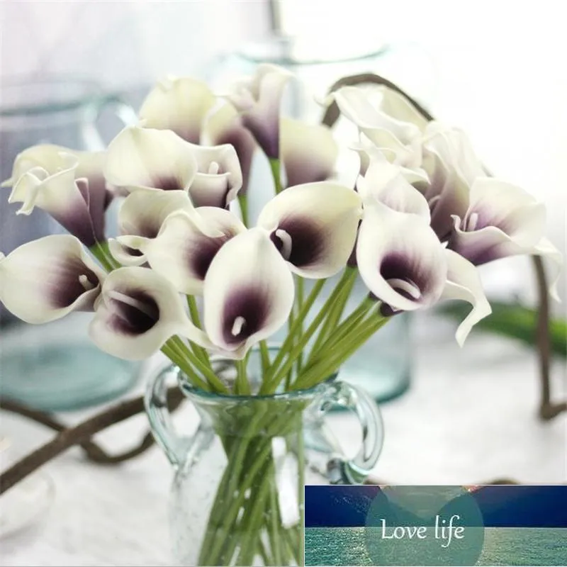 5 stks calla lelie kunstbloem tak boeketten simulatie bruiloft huis tuin decoratie nep flowes decoratieve bloemen kransen