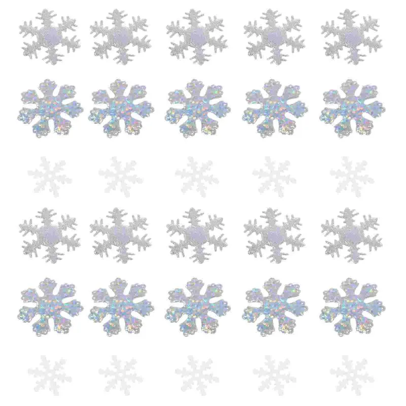 Décorations de Noël 300pcs Flocons de neige Confetti Table Décorations de fête de Noël
