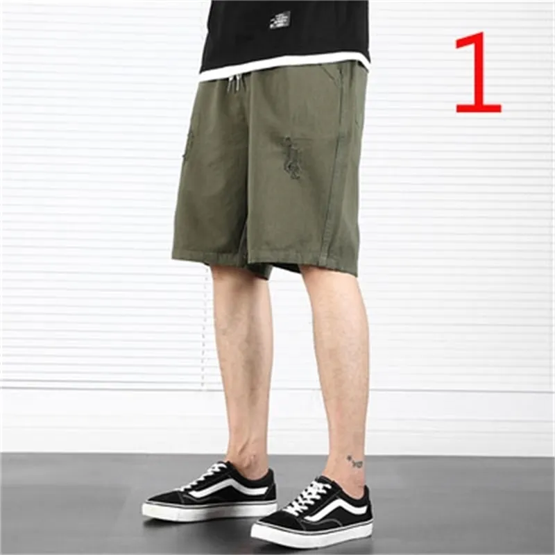 Sommer lässige Shorts Herren fünf Hosen Overalls Strand 210420