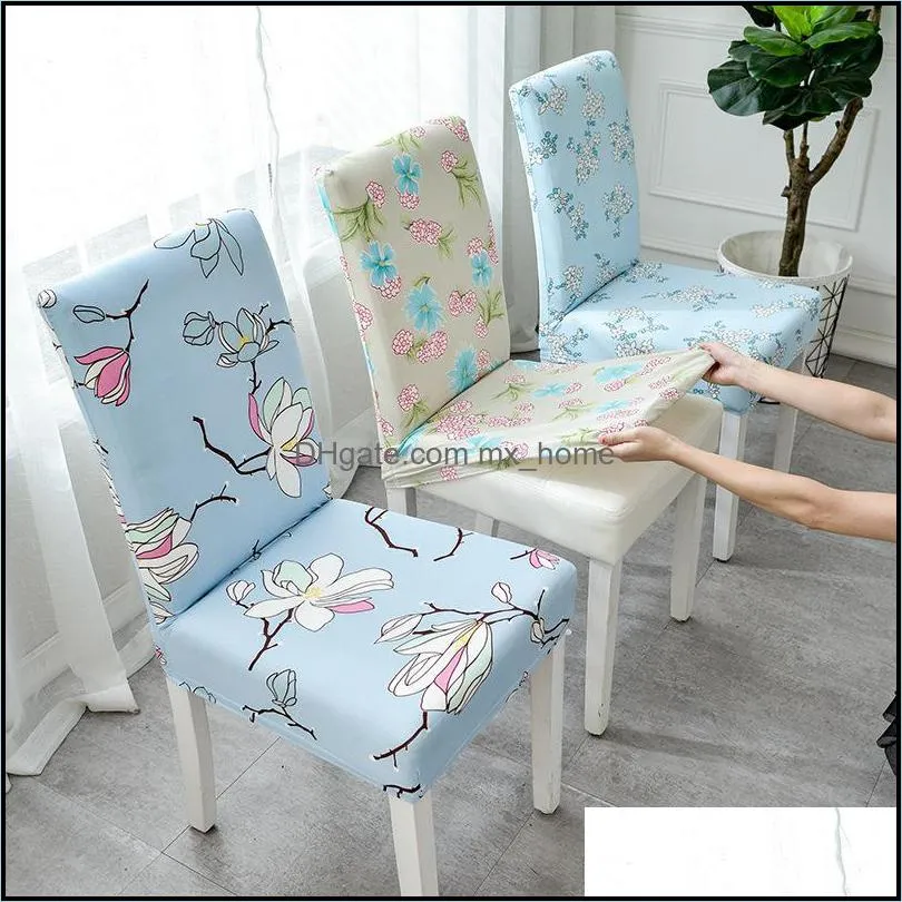 Simple family hotel elastic cloth one-piece seat cover general dining table stool cover chair covers spandex