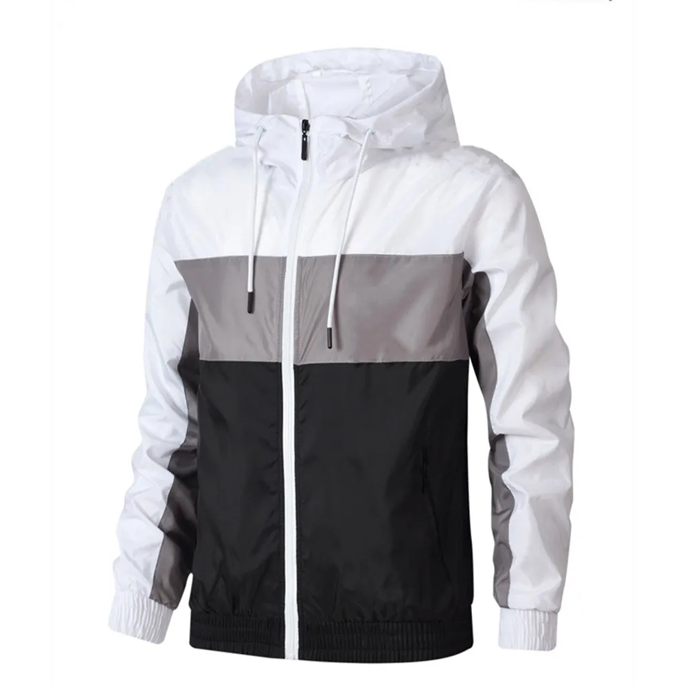 Vår Höstkläder Män Jacka Tröja Hoodie Mens Coat Asiatisk Story Hoodies Sportkläder Höst Sport Zipper Windbreaker