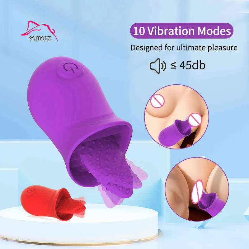 NXY Vibrators Échantillon gratuit Adult Sex Toys Avec Ship Women Wholesale Rose In Usa Pussy Licking Tongue 0106