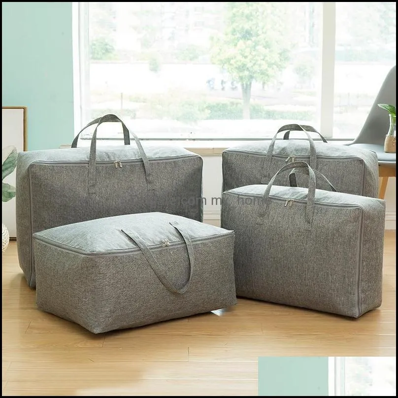 Quilt Storage Bag Clothing Luggage Moving Packing Household Sundries Organize The Washable Foldable & Wardrobe