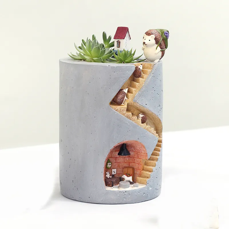 VASI PER PIANTE in Ceramica Topper Da Scrivania Fioriere Interno Grasse EUR 18,99 - IT