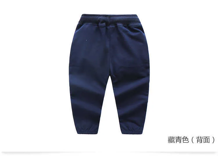  Spring Autumn Casual 2 3 4 5 6 7 8 9 10 Years Solid Color Cotton Drawstring Child Baby Kids Boys Sports Long Trousers Pants (12)