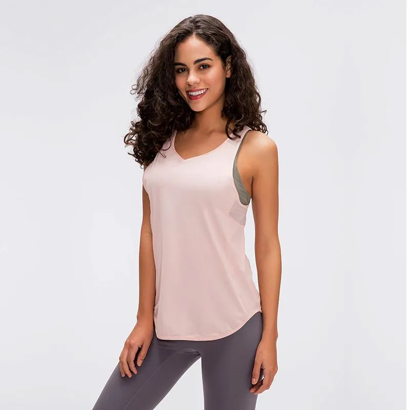 Executando jerseys verão 2021 luz yoga esportes colete sólido sem mangas rápida respirável mashtank top workout camisas fitness mulher