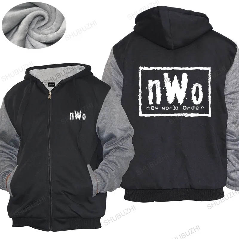 Fashion Coat Nwo World Order Wrestling Adult Shubuzhi Cotton Thick Hoody Drop