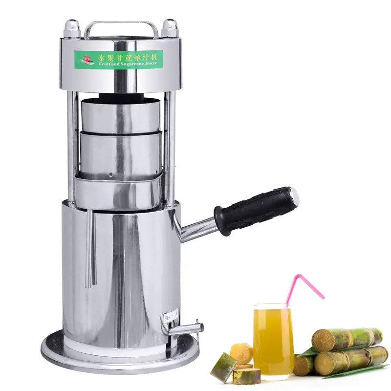 Pressa manuale Succo di canna da zucchero Spremiagrumi manuale Spremiagrumi in acciaio inossidabile Speciale per pressa per canna da zucchero