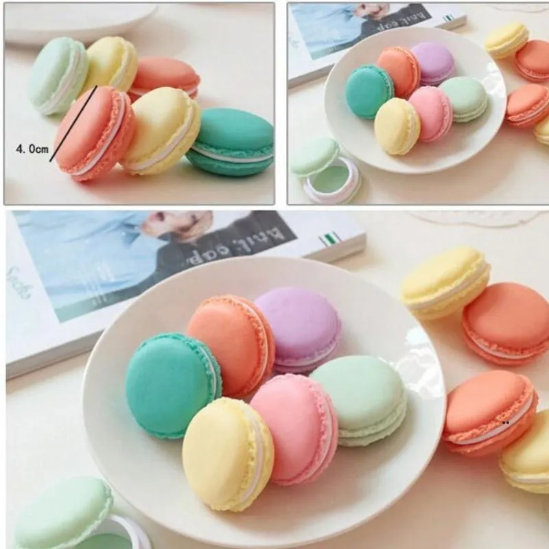 NewnewMacaroon Biżuteria Pudełko Do przechowywania Kolorowe Piękny Mini Cukierki Plastikowe Pojemniki Party Urodziny Prezent Moda EWB7753