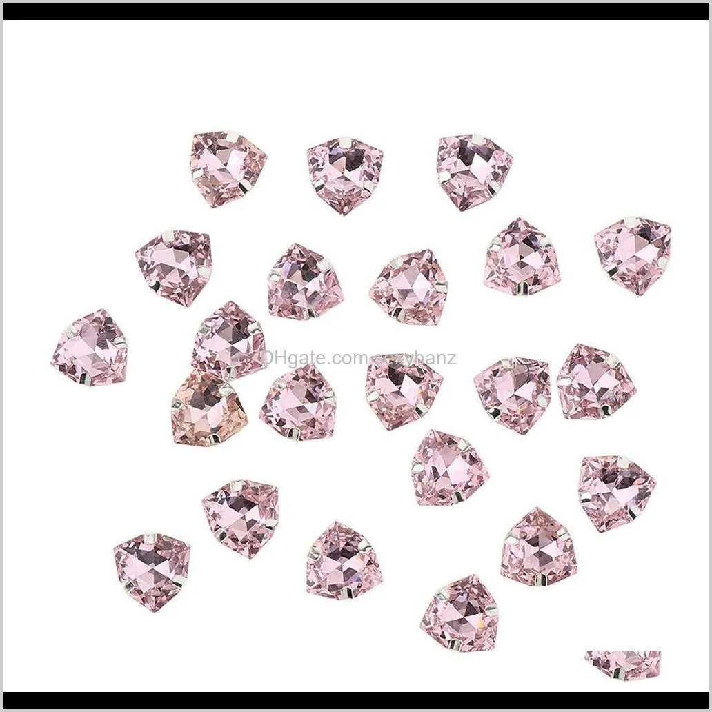 20pcs sew on glass diamante flatback rhinestones 12mm for diy crafts handicrafts clothes bag shoes decorations