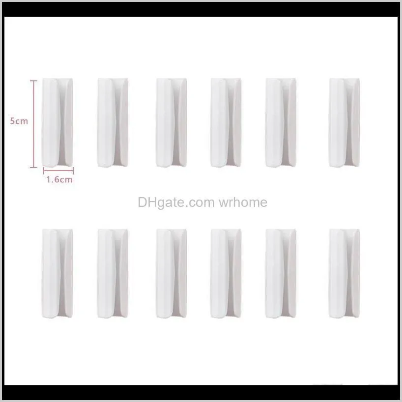 12pcs/batch plastic non-slip clip bedspread holder mattress bed sheet multifunctional clothespin household tool bag clips