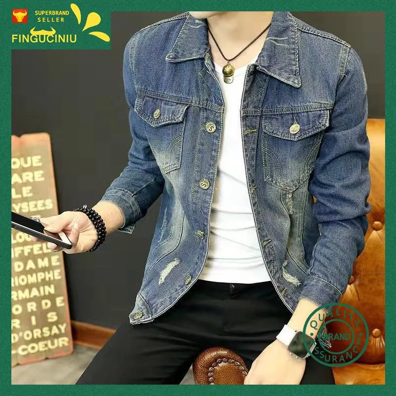 Mäns Jackor Vinter Jacka Män Vindvandring Denim Stor Storlek Jeans Streetwear Fashion Hip Hop Casaco Masculino Kläder