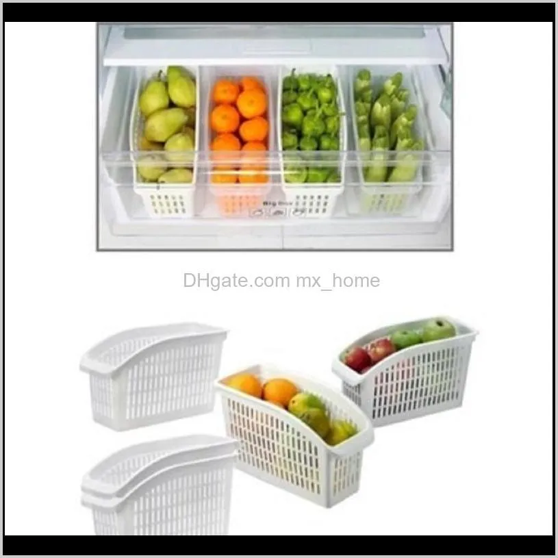 refrigerator organizer basket large size - 5 pieces storage bottles & jars