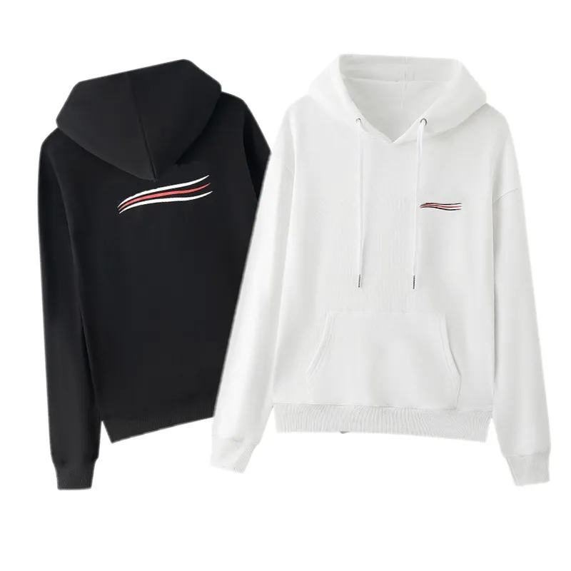 Mens Hoodie 디자이너 스웨터 남성 여성 대형 후드 의류 인쇄 풀오버 흑백 겨울 스웨터 크기 M-5XL