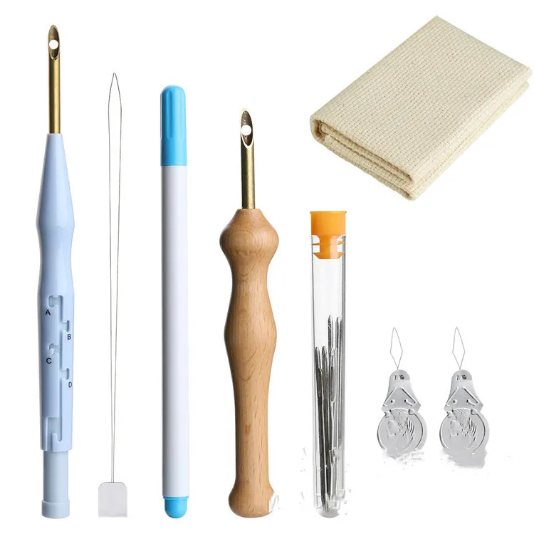Magic Needle Embroidery Pen Stitching Punch Needles Tool Sets DIY Craft  Sewing Kit Marking Tools For Embroideries Patterns From Esw_home, $6.16