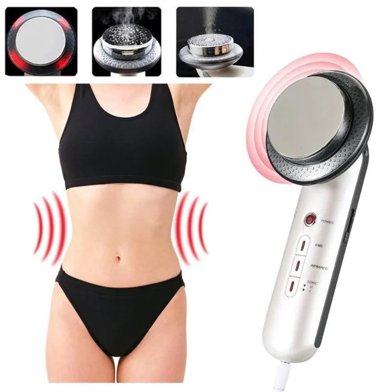 Ultrassom Cavitação EMS Body Slimming Massager Perda de peso Lipo Anti Celulite Fat Burner Galvânica Infravermelho Infravermelho Massageiros Elétricos