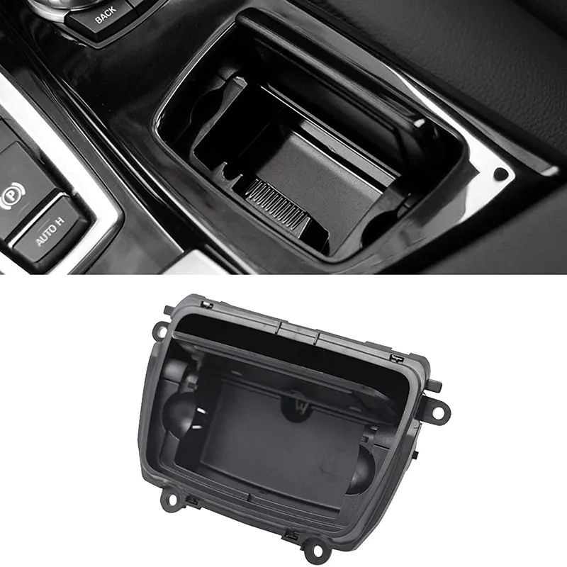 Center Console 재떨이 교체 재떨이 Case for BMW 5 시리즈 F10 F11 520i 523i 525i 528i 530d 535i 대체 (재떨이 삽입물 포함되지 않음) 자동차 부품