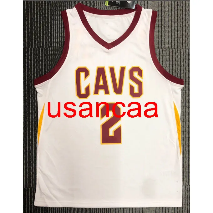 All embroidery 2# IRVING white basketball jersey Customize men's women youth Vest add any number name XS-5XL 6XL Vest