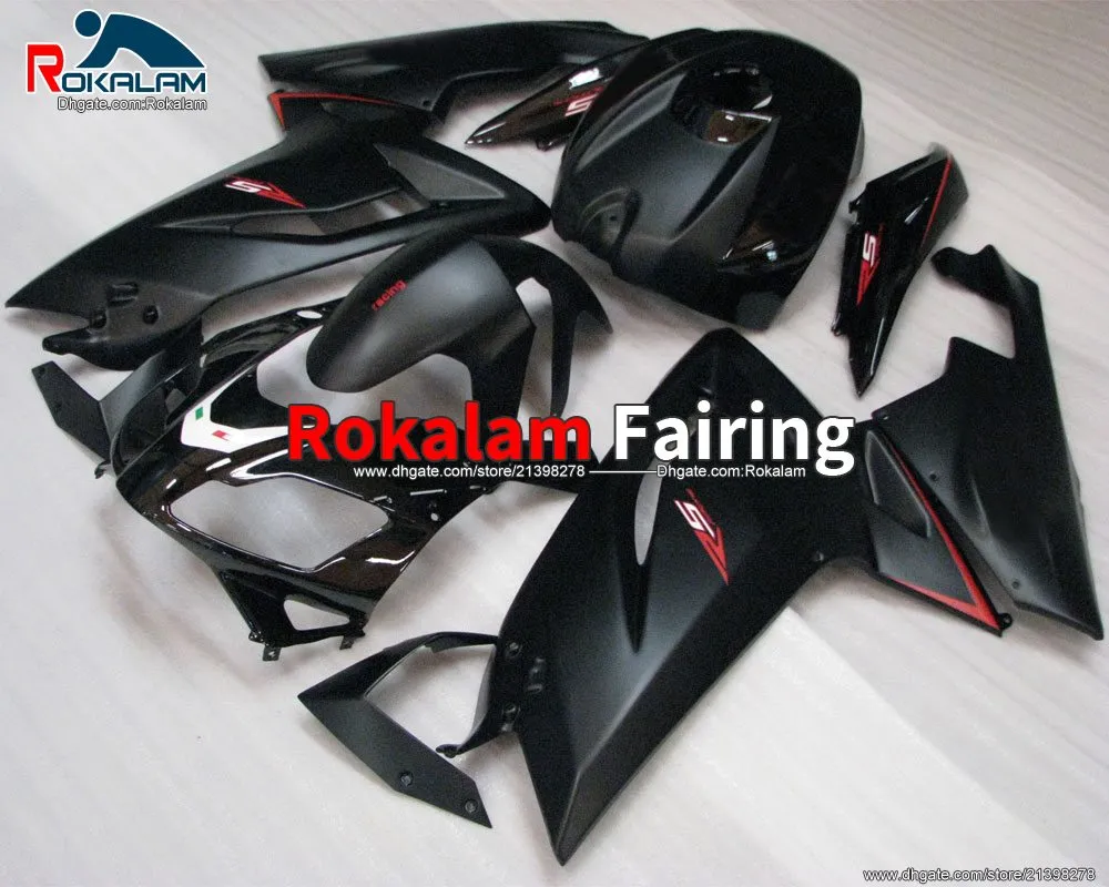 For Aprilia RS125 06 07 08 09 10 11 ABS Bodyworks Cover RS 125 2006-2011 Matte Black Body Fairings (Injection molding)