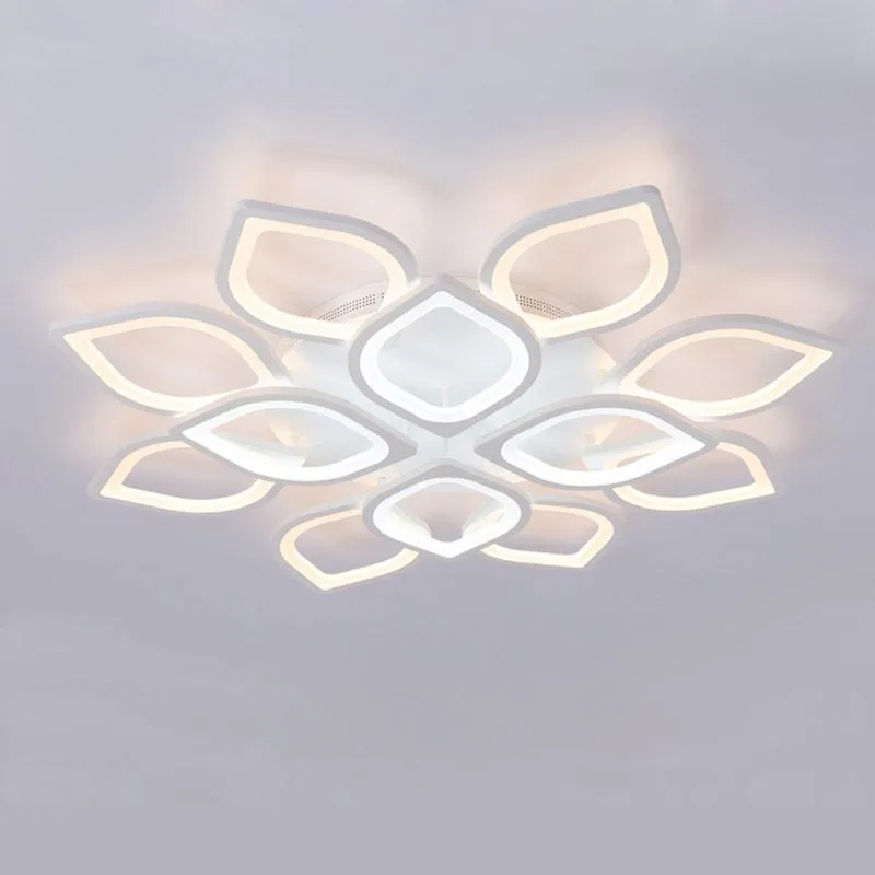 Chandeliers Modern Acrylic Led Ceiling Chandelier With Remote Control Living Room Bedroom Lamp Light Fixtures Decoration Home Lighting 220V