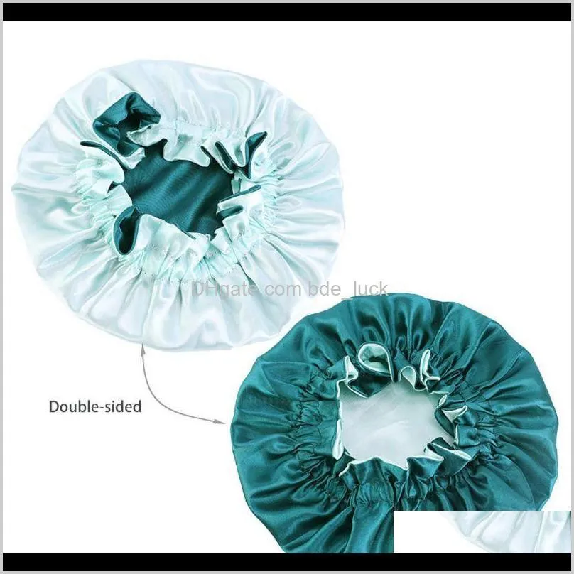 2020 NEW ARRIVAL Cute Baby Silky Satin Bonnet Adjustable Sleep Cap Girl Night Turban Children Headwear