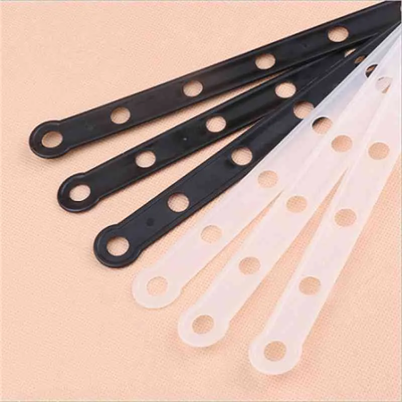 Hanger Connector Strips 14 Gaten, Plastic Hanger Grip Accessoires, Kleding Past Coördinaten Opslag Display Drop Hanging Strip 210702