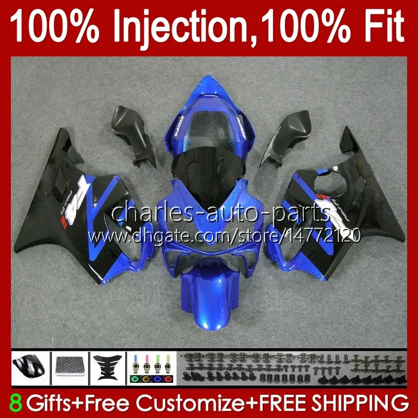 Molde de Injeção Corporal para Honda CBR 600F4 600cc 600 F4 FS CC 1999-2000 Bodywork 54No.32 100% Fit CBR600FS CBR600F4 1999 2000 CBR600 F4 99 00 Fairings de OEM Kit Blue Factory BLK