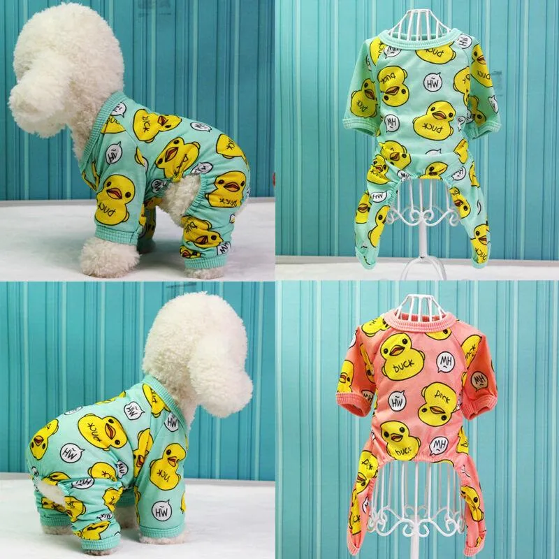 Собака одежда по прибытии пижамы теплая одежда чихуахуа yorkie pet Щенка одежда для комбинезона wnter костюм