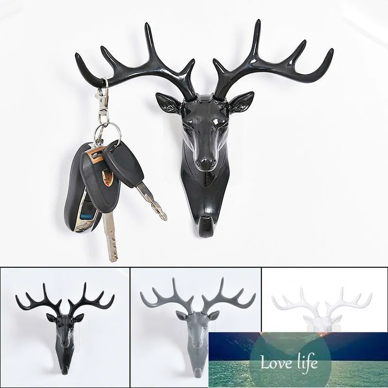 Vintage Deer Head Hanger Decorative Wall Hooks Minimalist Home