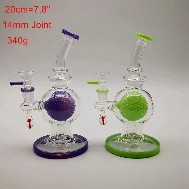 4mm OD Glass Bong Newest Ball Hookahs Showerhead Perc Oil Dab Rigs 14mm Female Joint With Bowl Water Pipes XL-1971